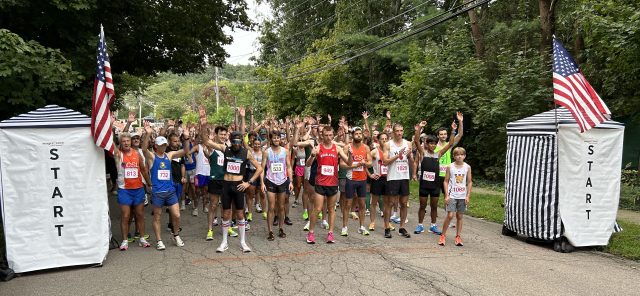 Runners at the start