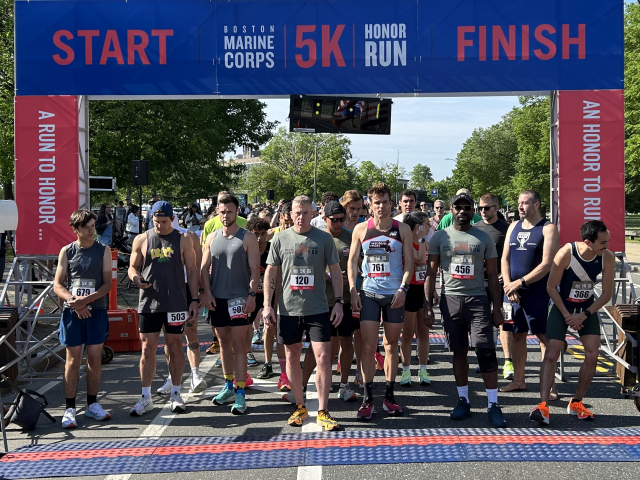 Runners at the start