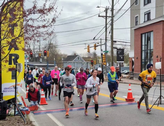 Runners at the start