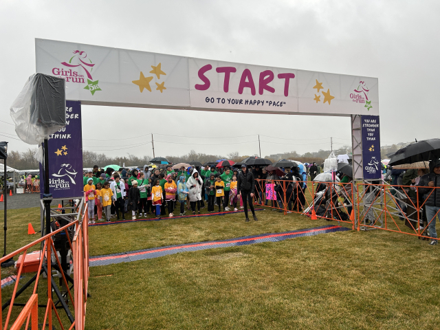 Runners at the start