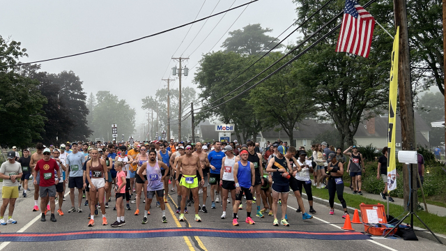 Runners at the start