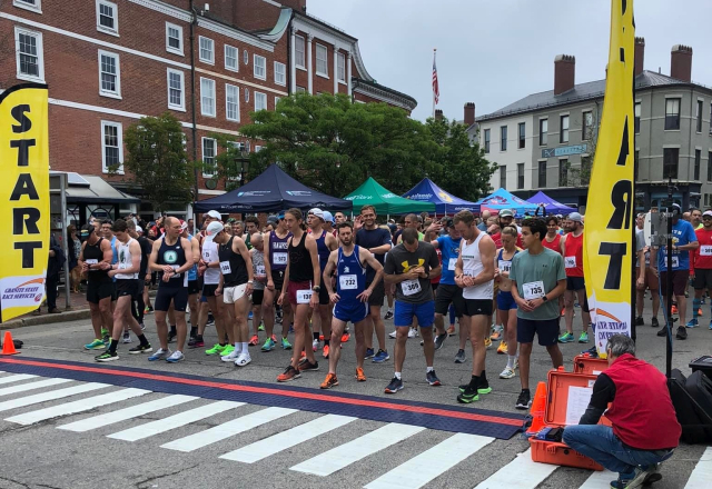 Runners at the start