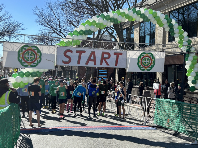 Runners at the start