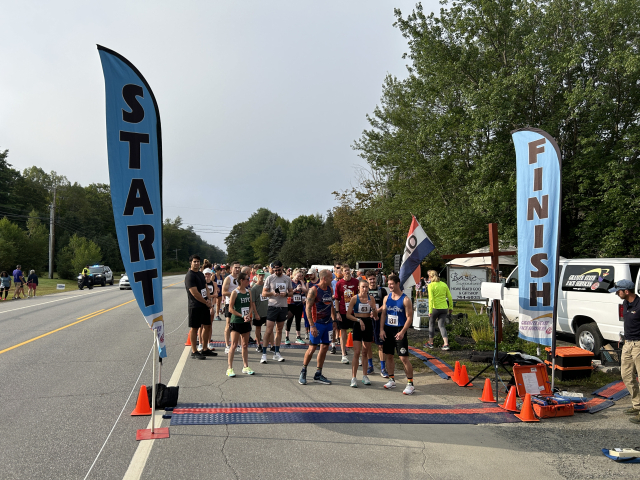 Runners at the start