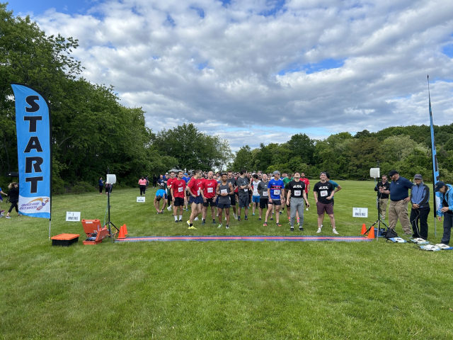 Runners at the start