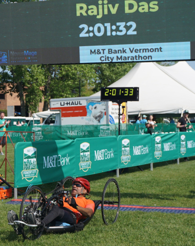 First Marathon wheelchair male