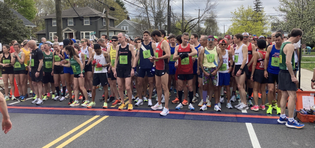 Runners at the start