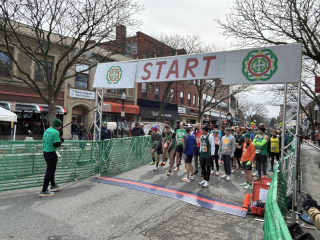 Runners at the start