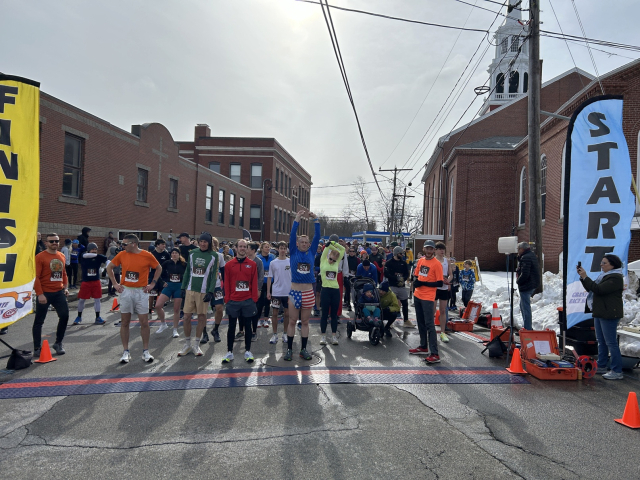 Runners at the start