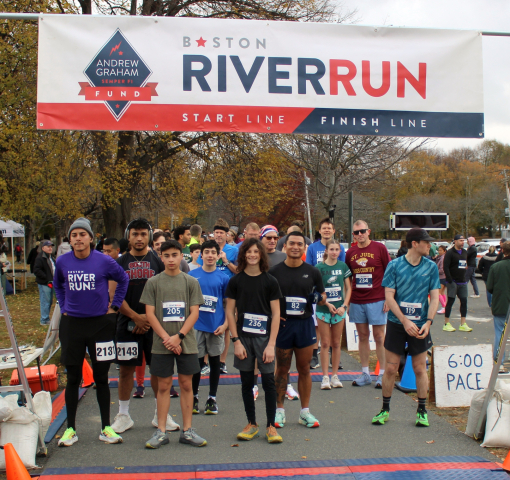Runners at the start