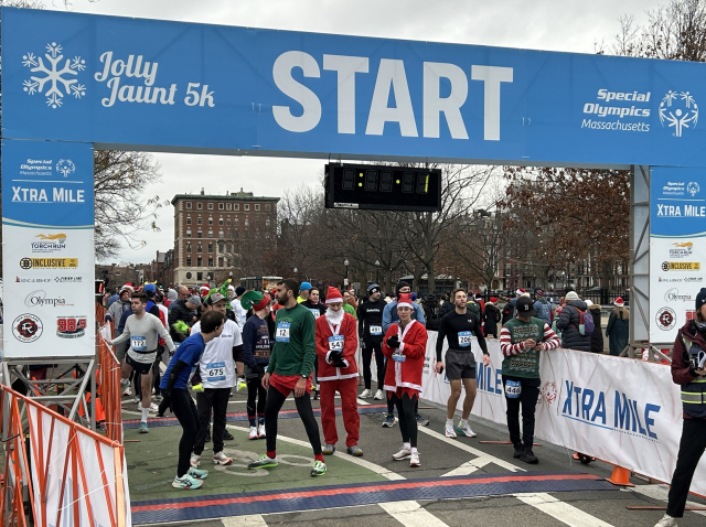 Runners at the start