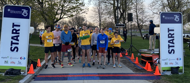 Runners at the start