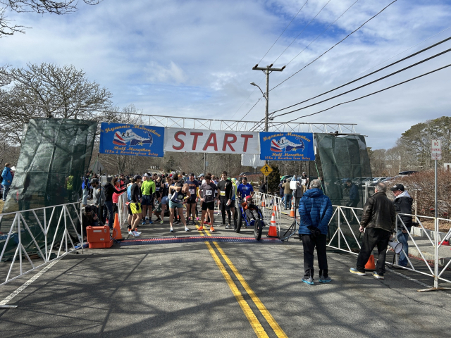 Runners at the start