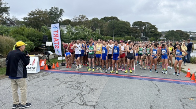 Runners at the start