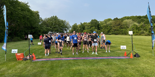 Runners at the start