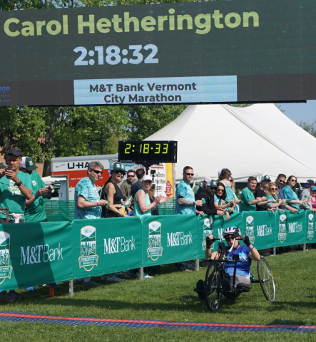 First Marathon wheelchair female