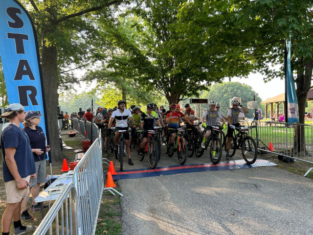 Riders at the start