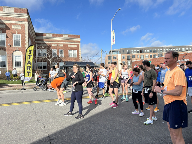 Runners at the start