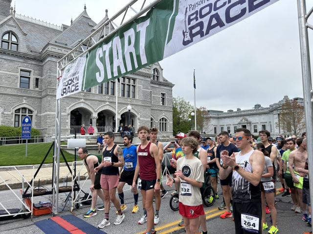 Runners at the start