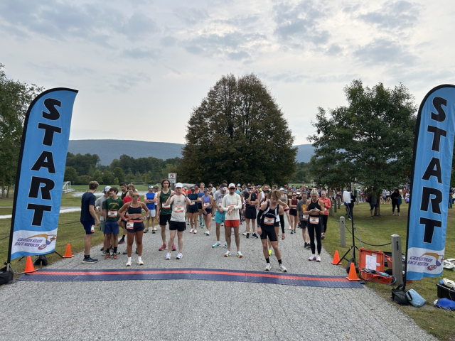 Runners at the start